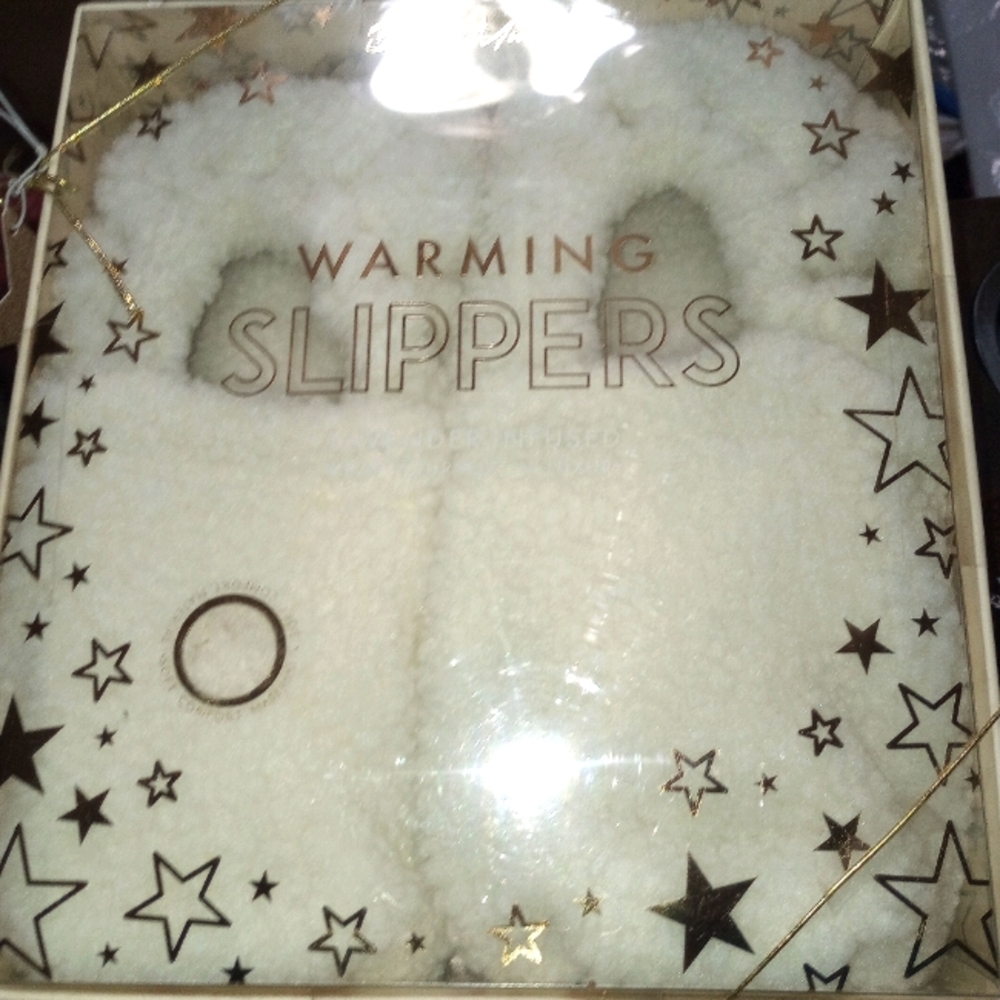 Lavender infused warming slippers